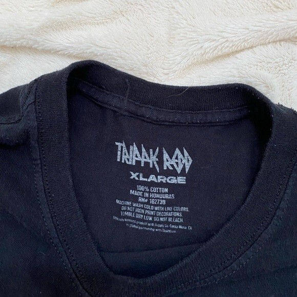 Trippie Redd neon t-shirt XL band music tee - Picture 5 of 5